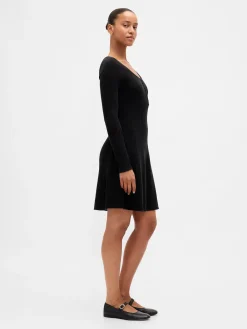 CashSoft Rib Mini Sweater Dress