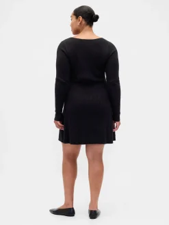 CashSoft Rib Mini Sweater Dress
