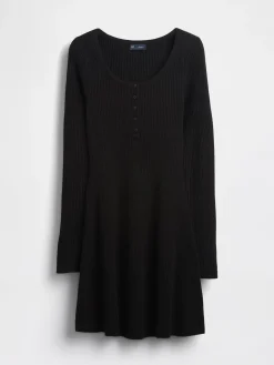 CashSoft Rib Mini Sweater Dress