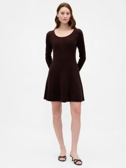 CashSoft Rib Mini Sweater Dress