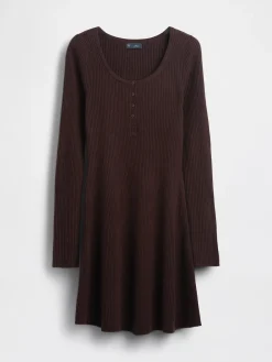 CashSoft Rib Mini Sweater Dress