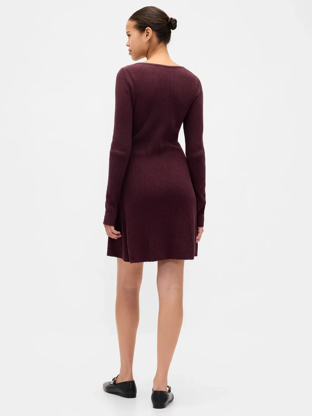CashSoft Rib Mini Sweater Dress