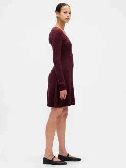 CashSoft Rib Mini Sweater Dress