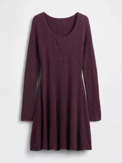 CashSoft Rib Mini Sweater Dress