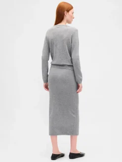 CashSoft Stretch Midi Skirt