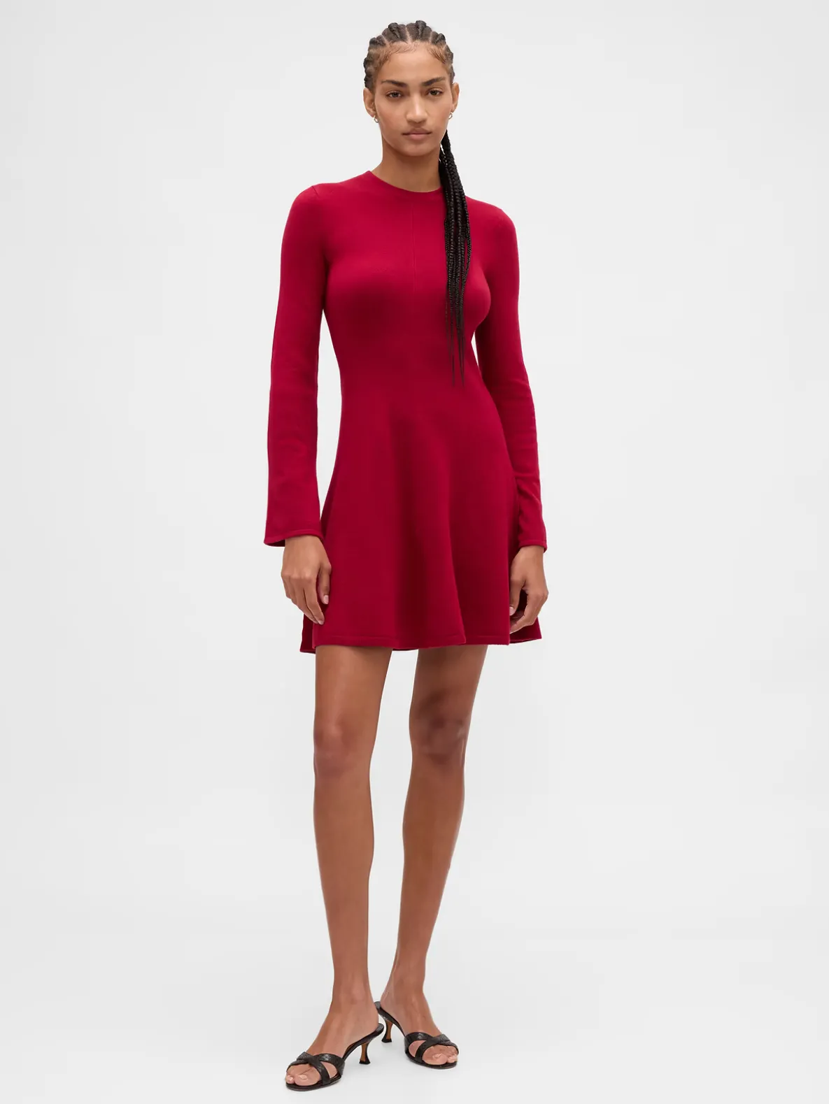 CashSoft Stretch Mini Sweater Dress