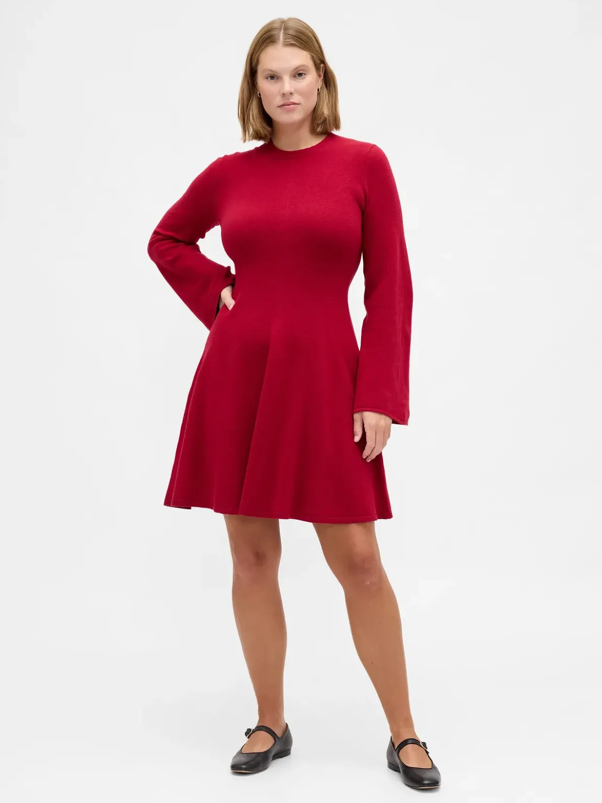 CashSoft Stretch Mini Sweater Dress
