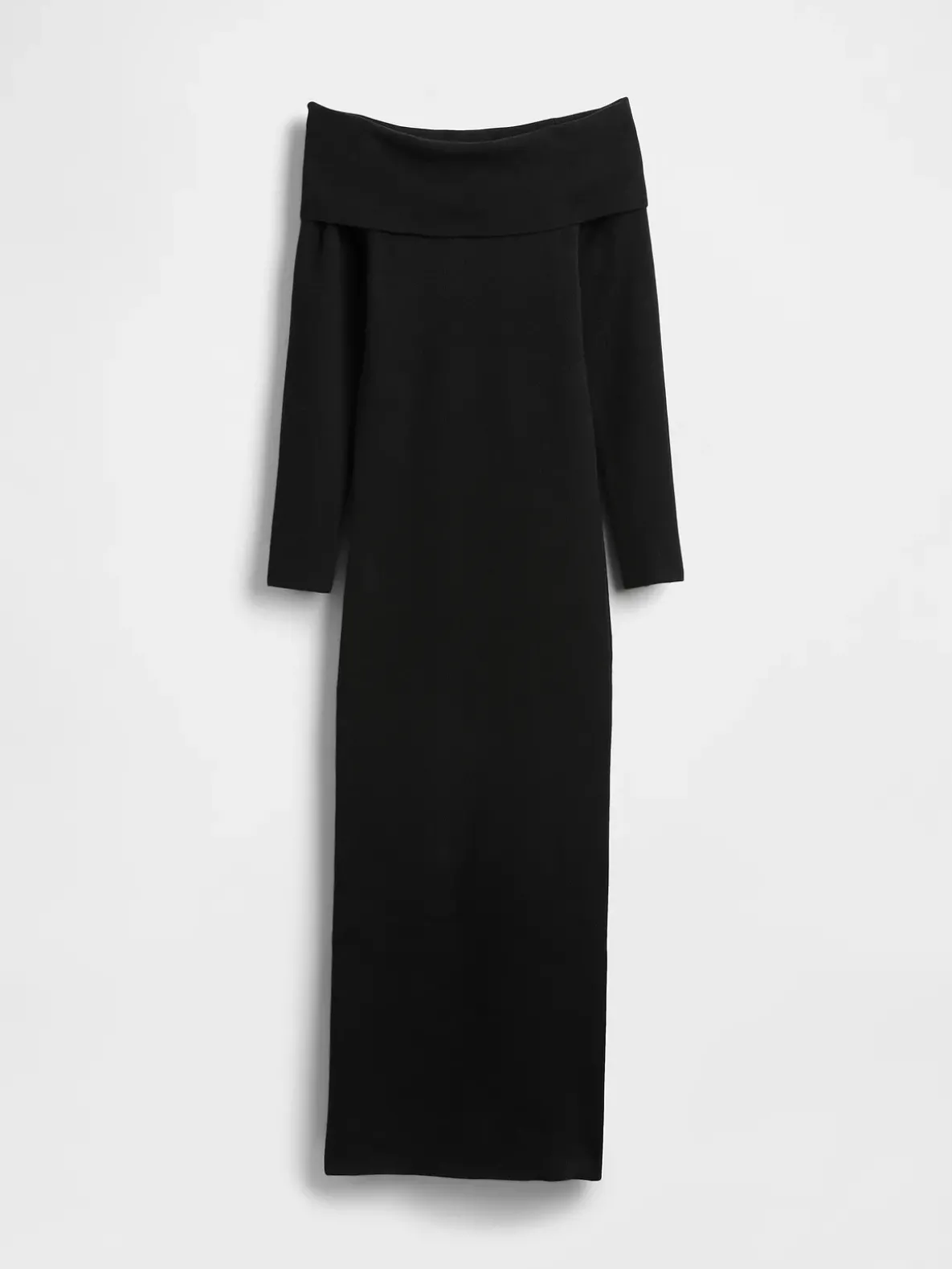 CashSoft Stretch Off-Shoulder Midi Sweater Dress