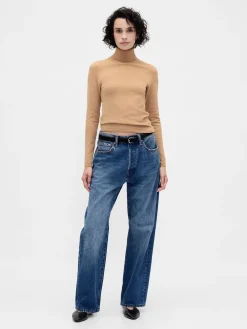 CashSoft Stretch Turtleneck Sweater