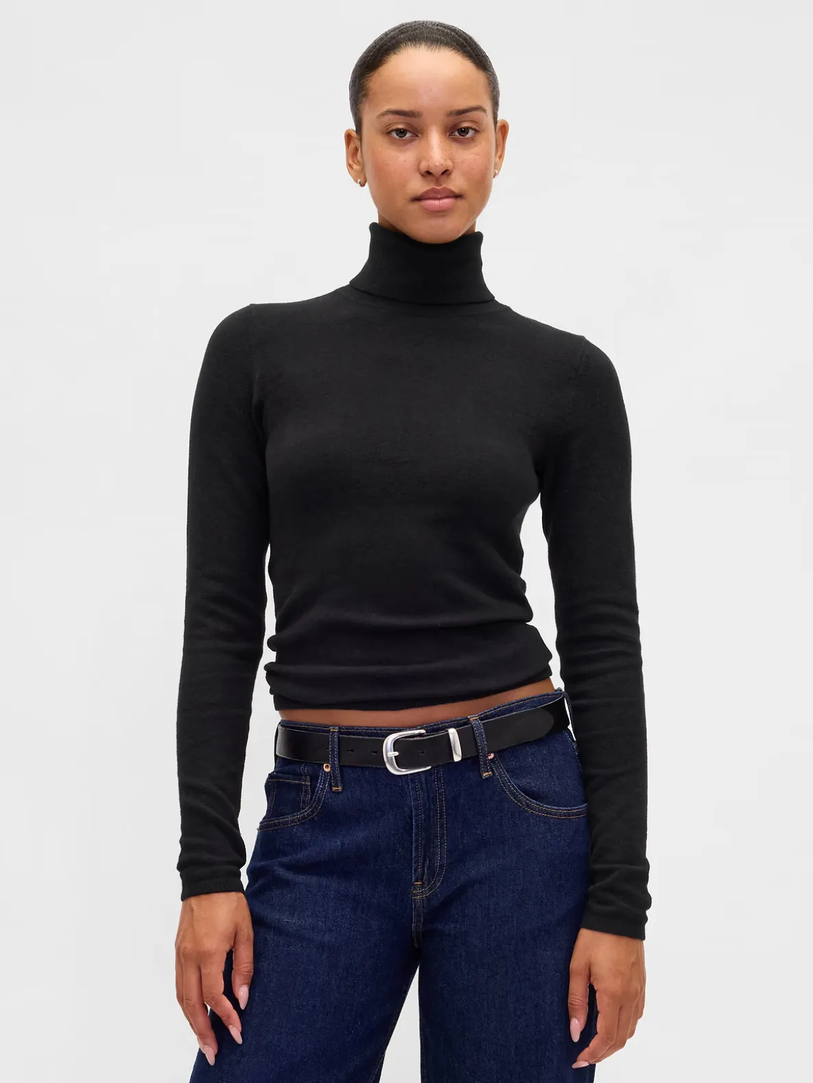 CashSoft Stretch Turtleneck Sweater
