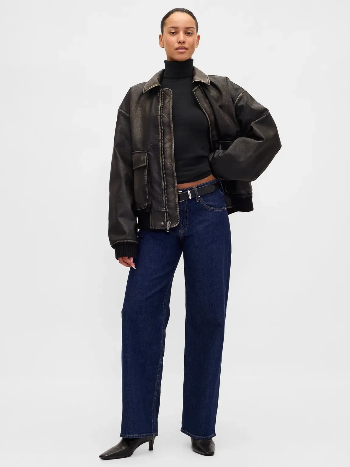CashSoft Stretch Turtleneck Sweater