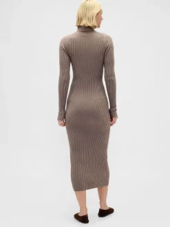 CashSoft Turtleneck Maxi Sweater Dress