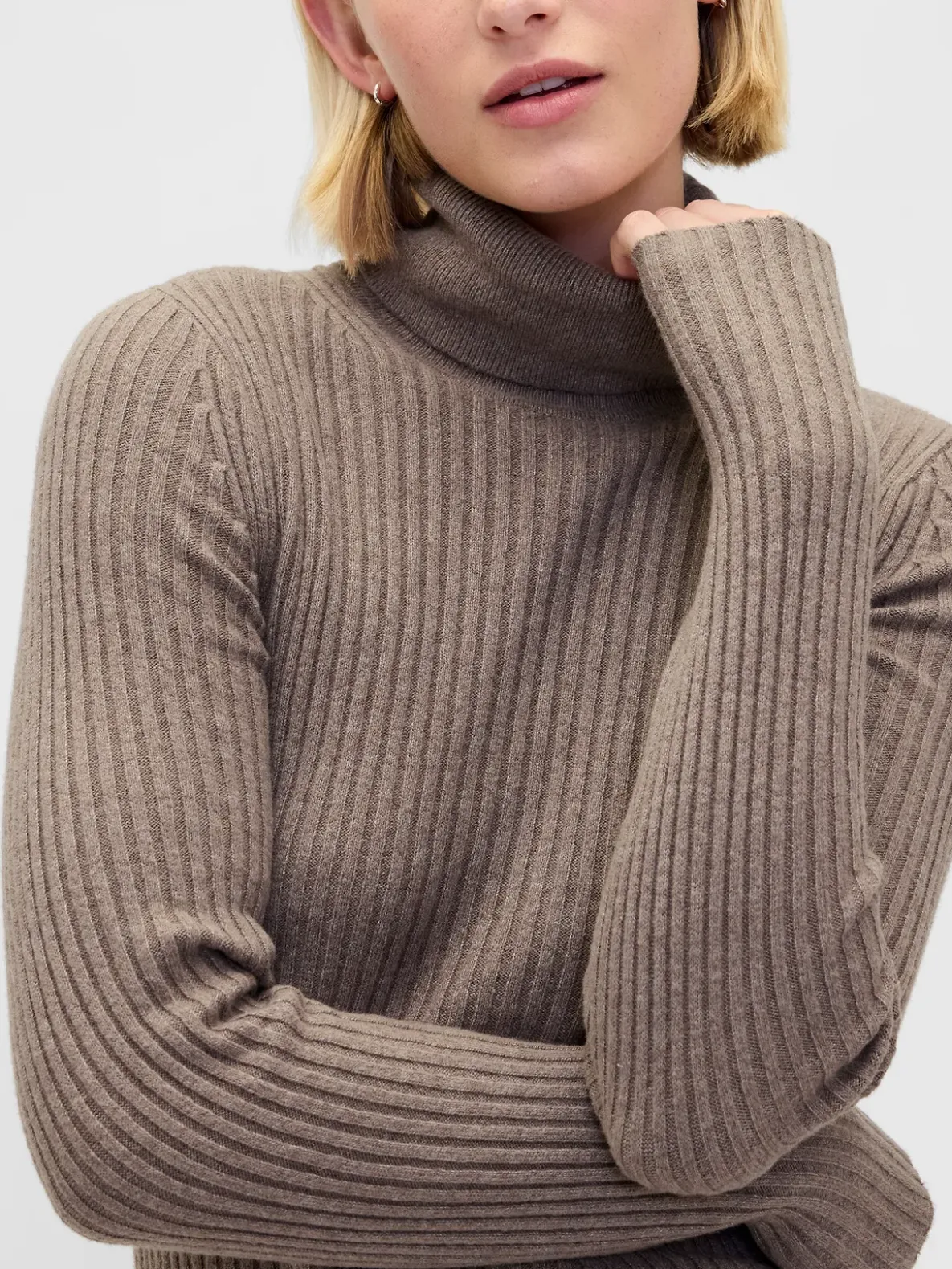 CashSoft Turtleneck Maxi Sweater Dress