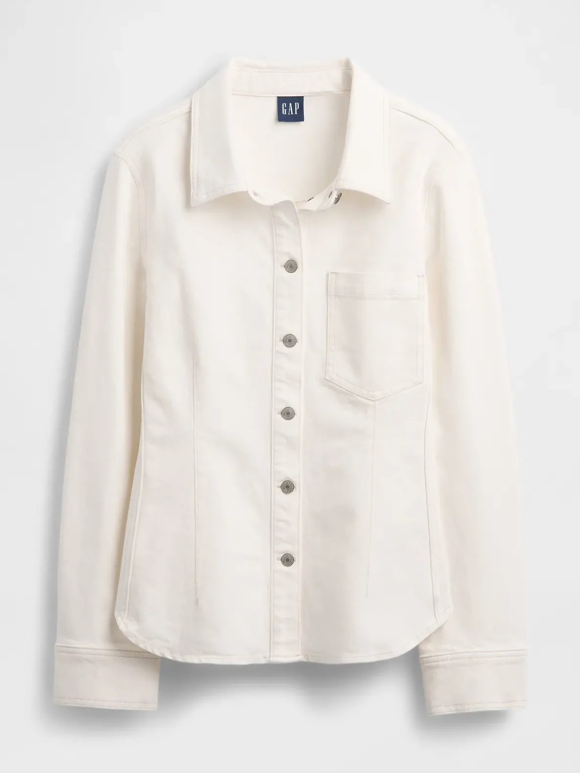 Cinched Denim Shirt