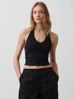 CloseKnit Halter Crop Top