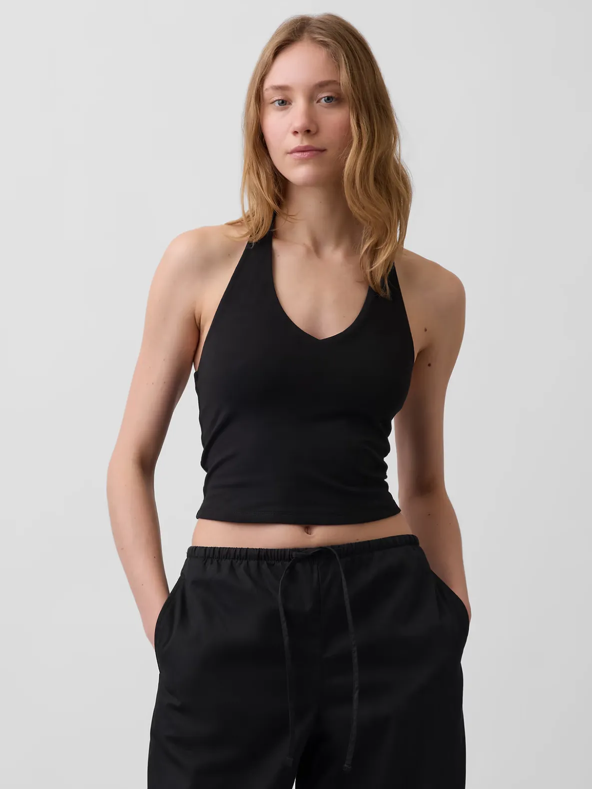 CloseKnit Halter Crop Top
