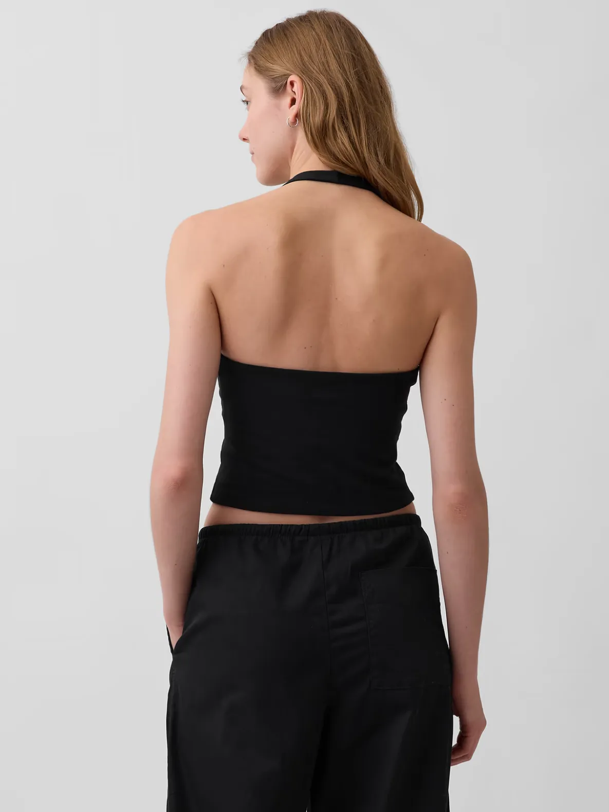 CloseKnit Halter Crop Top