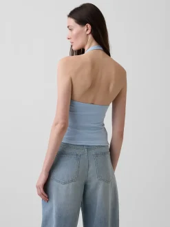 CloseKnit Halter Crop Top
