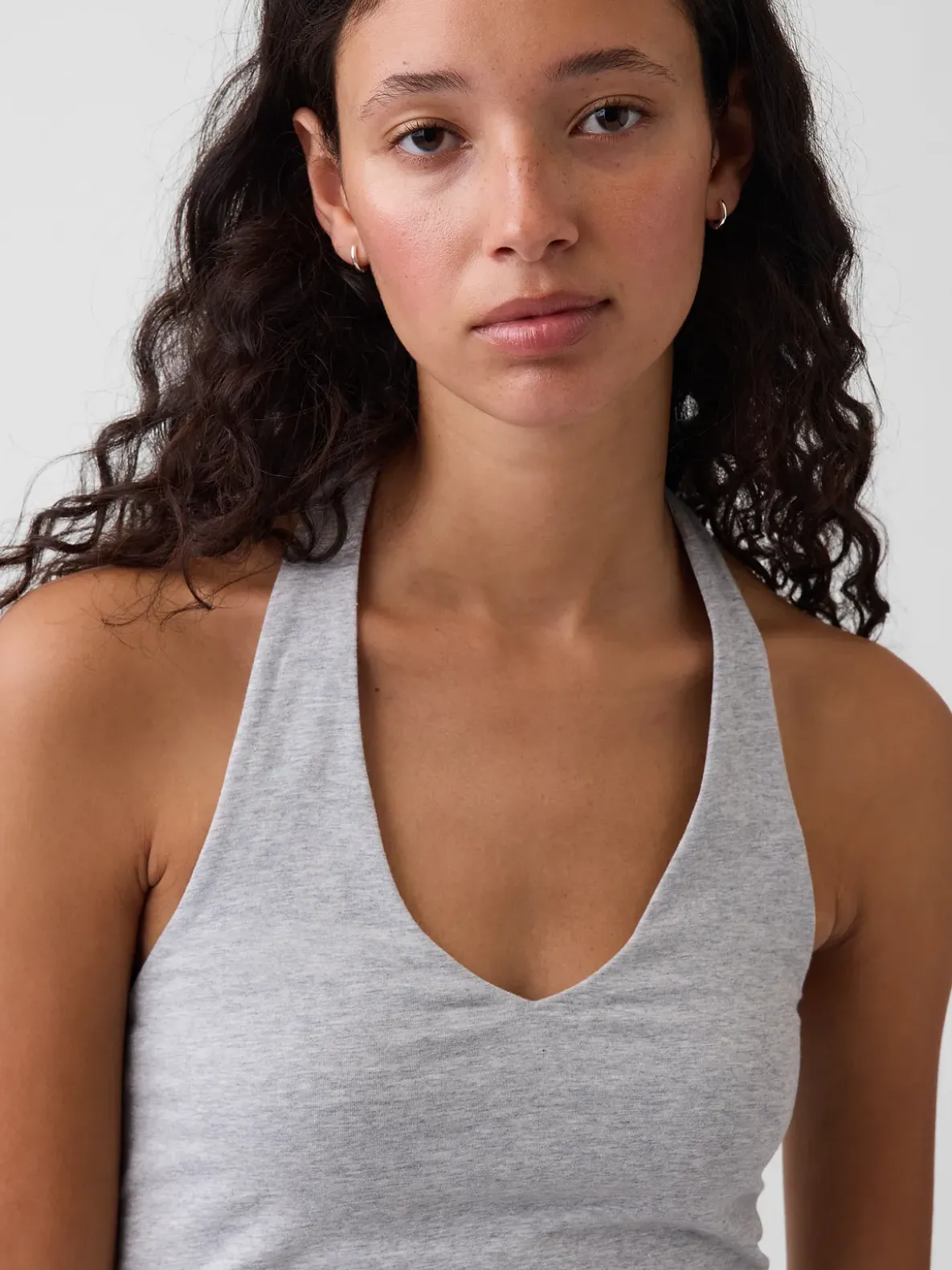 CloseKnit Halter Crop Top