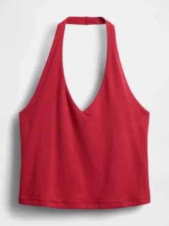 CloseKnit Halter Crop Top