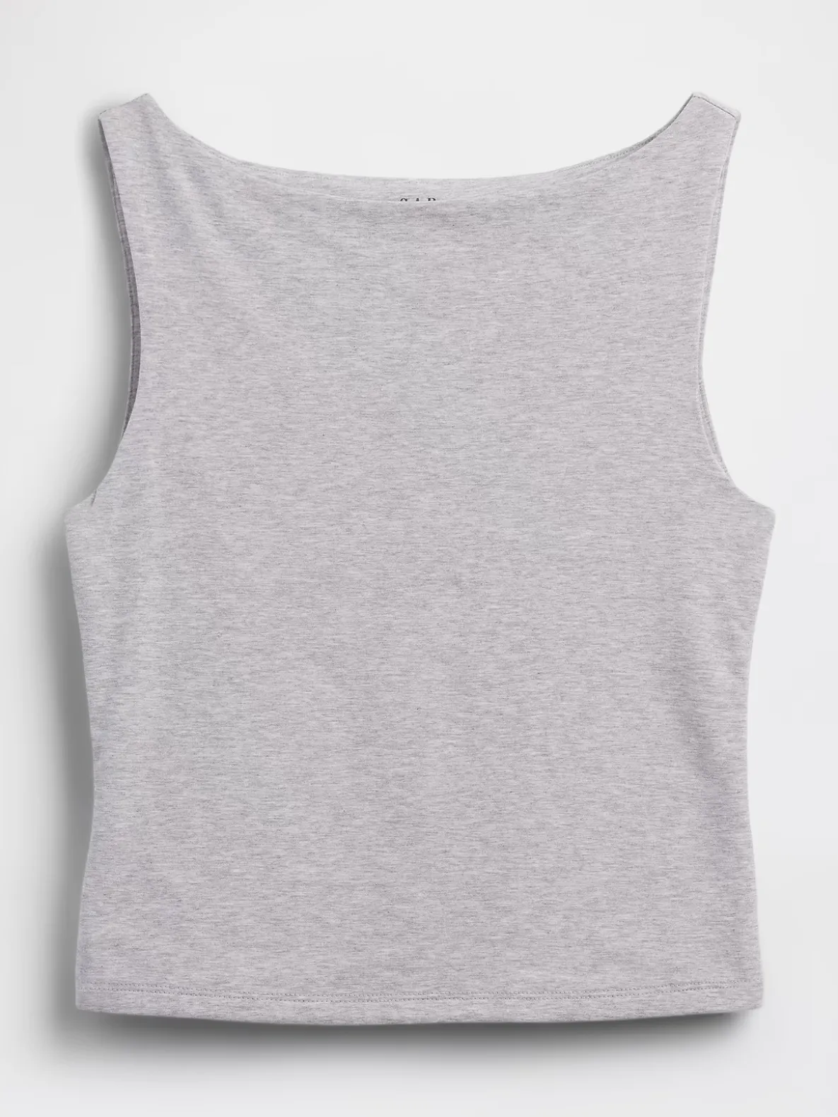 CloseKnit Jersey Boatneck Crop Tank Top
