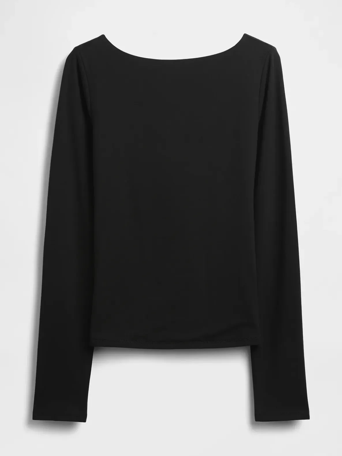 CloseKnit Jersey Boatneck Open-Back T-Shirt