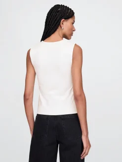 CloseKnit Jersey Square-Neck Top