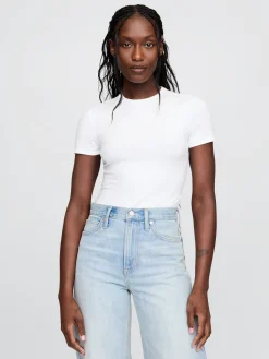 CloseKnit Jersey T-Shirt Thong Bodysuit