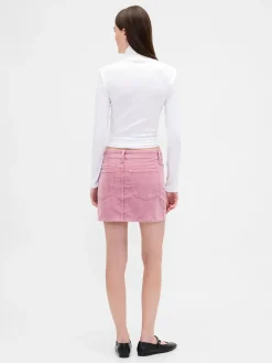 Corduroy Mini Skirt