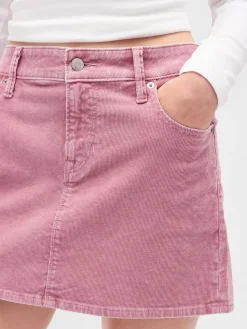 Corduroy Mini Skirt