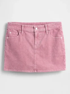 Corduroy Mini Skirt