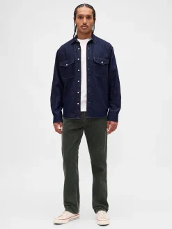 Corduroy Relaxed Straight Pants