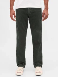 Corduroy Relaxed Straight Pants