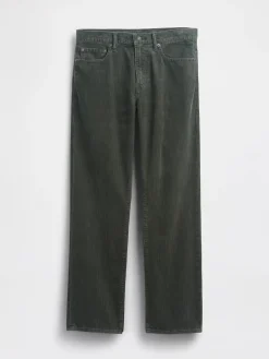Corduroy Relaxed Straight Pants