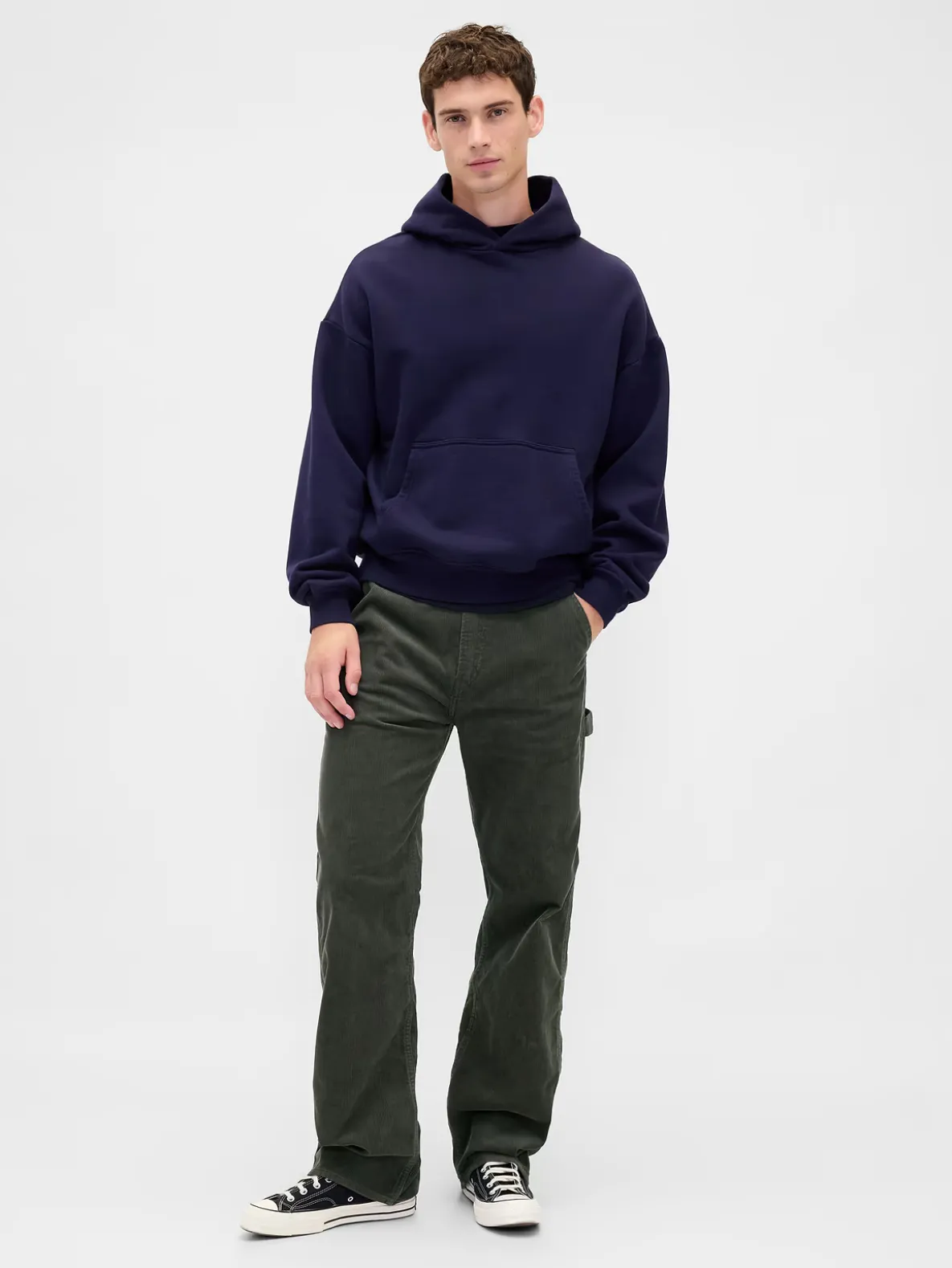 Corduroy '90s Loose Carpenter Pants