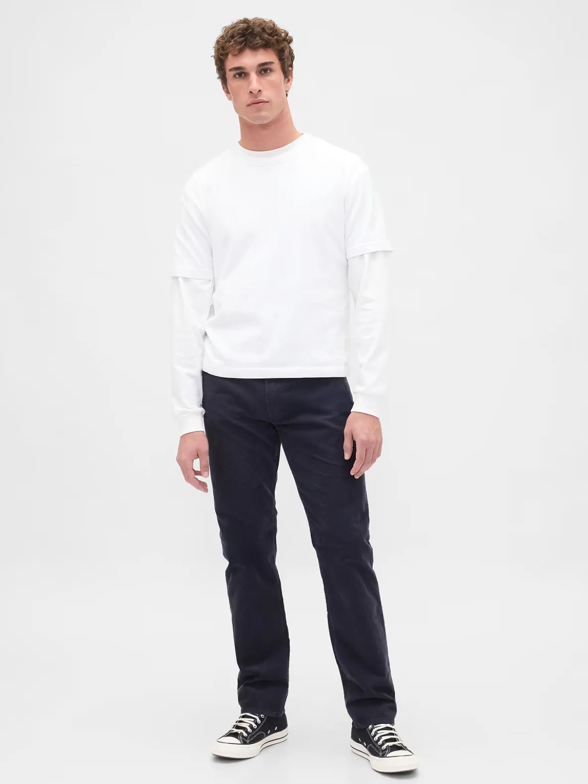 Corduroy Straight Pants