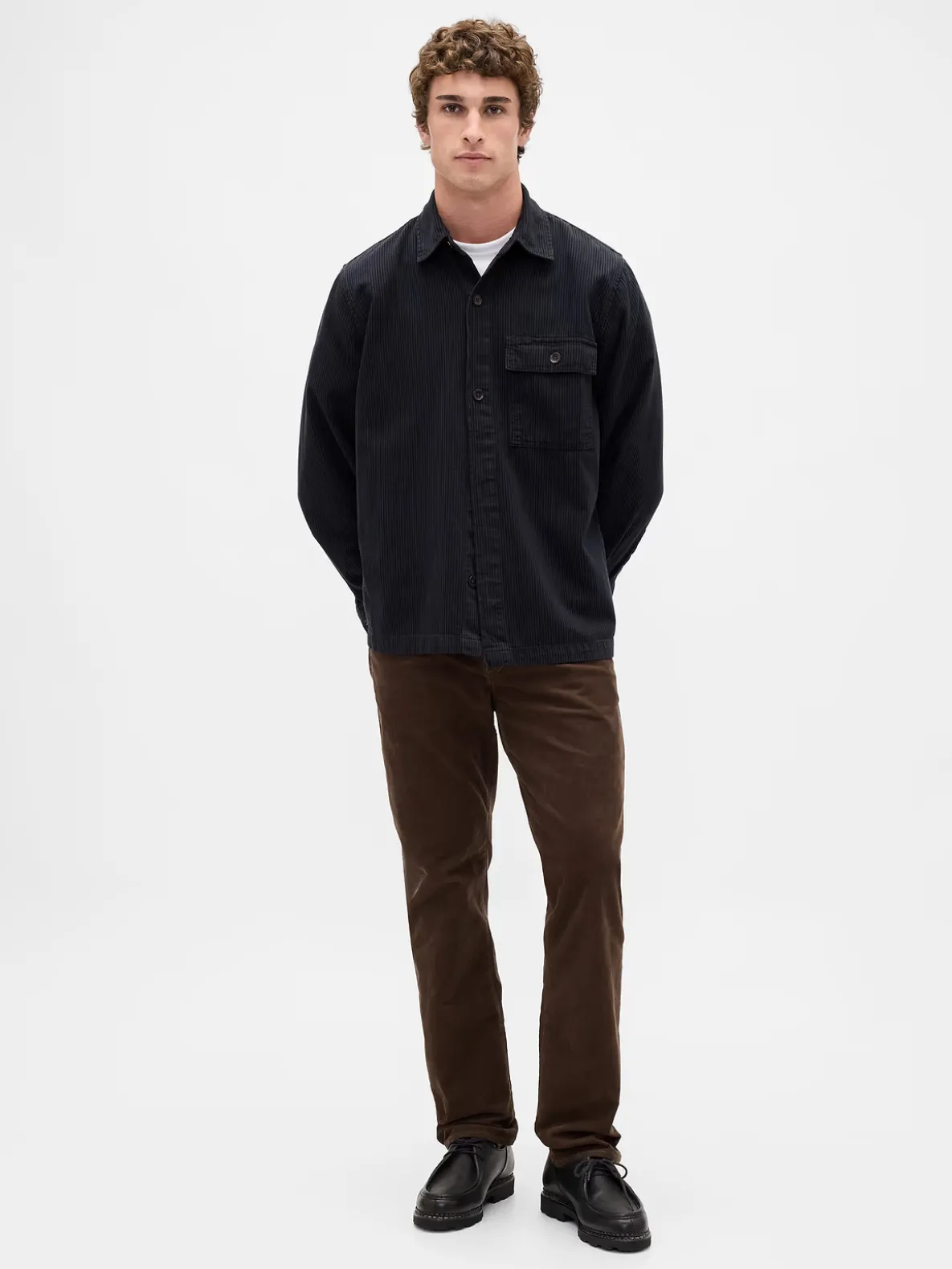 Corduroy Straight Pants