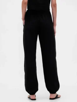 Cotton Gauze Easy Joggers