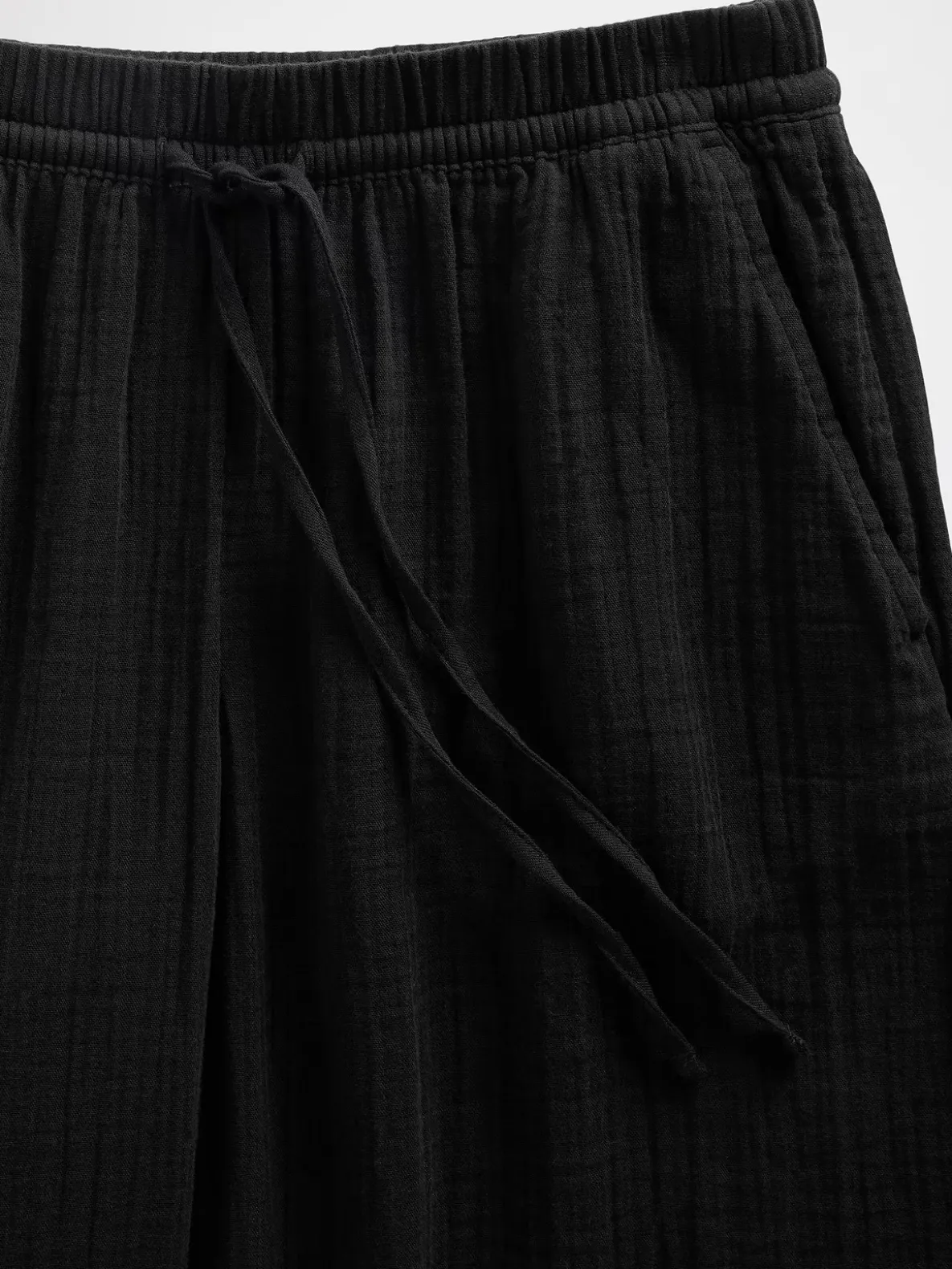 Cotton Gauze Easy Joggers