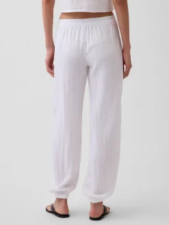 Cotton Gauze Easy Joggers