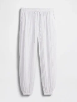 Cotton Gauze Easy Joggers