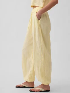 Cotton Gauze Easy Joggers
