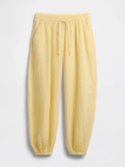Cotton Gauze Easy Joggers