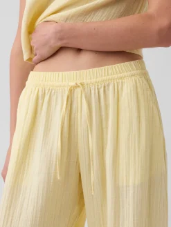 Cotton Gauze Easy Joggers