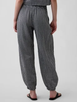 Cotton Gauze Easy Joggers