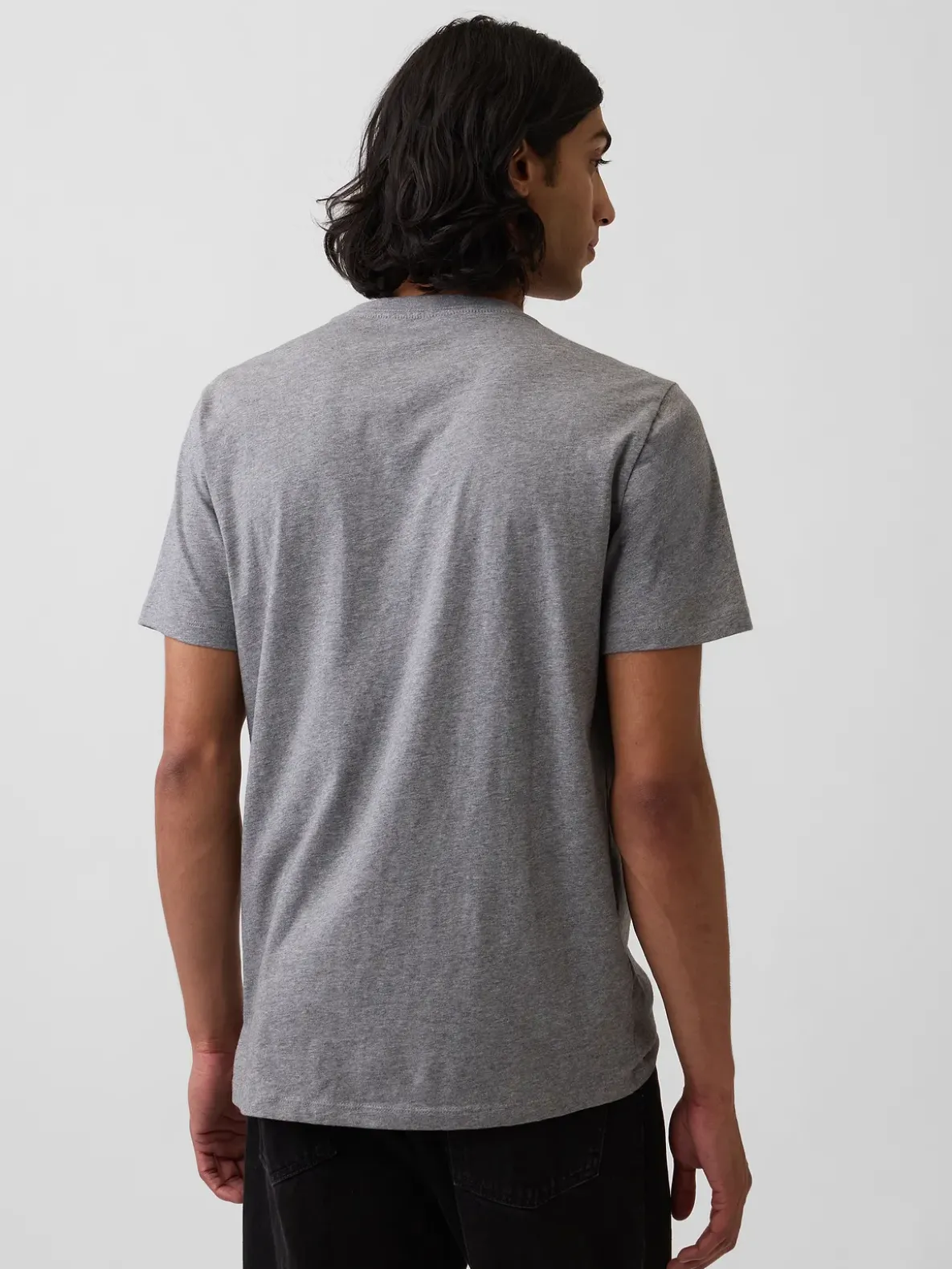 Cotton Jersey V-Neck T-Shirt