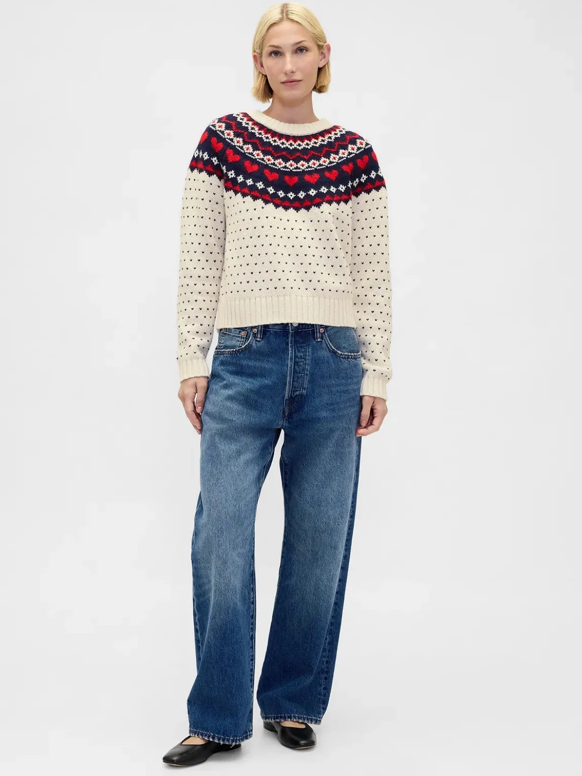 Cotton-Blend Raglan Crewneck Sweater