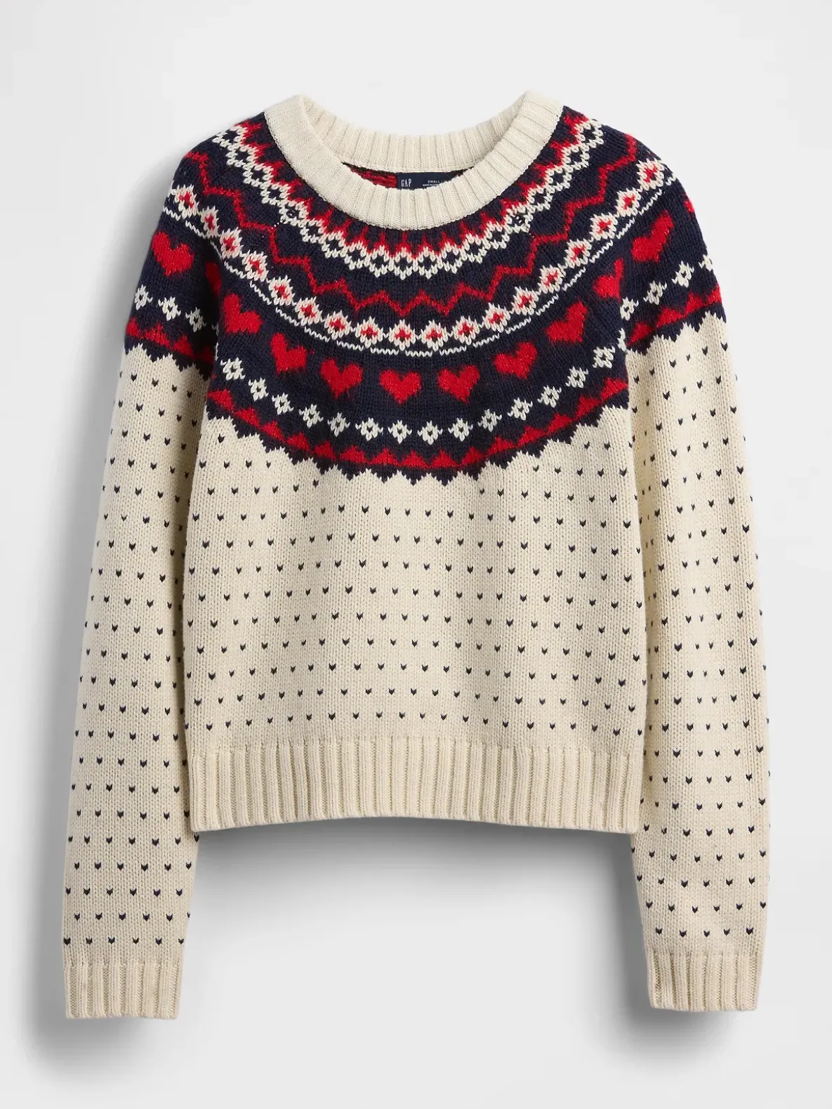 Cotton-Blend Raglan Crewneck Sweater