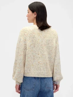 Cotton-Blend Relaxed Crewneck Sweater