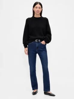 Cotton-Blend Relaxed Crewneck Sweater
